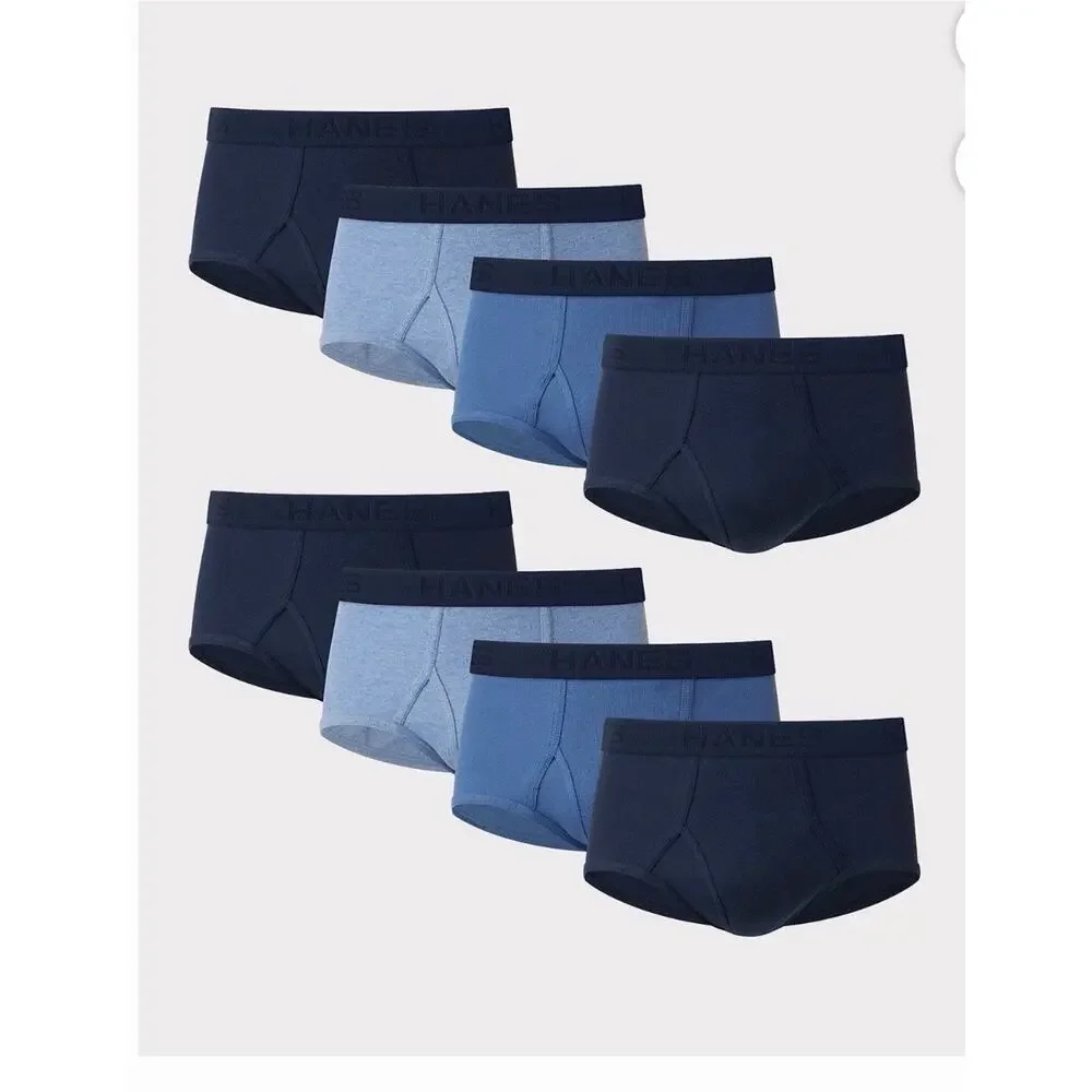 MEDIUM Hanes Best Men’s Tagless Briefs 8‑Pack – ComfortFlex Waistband